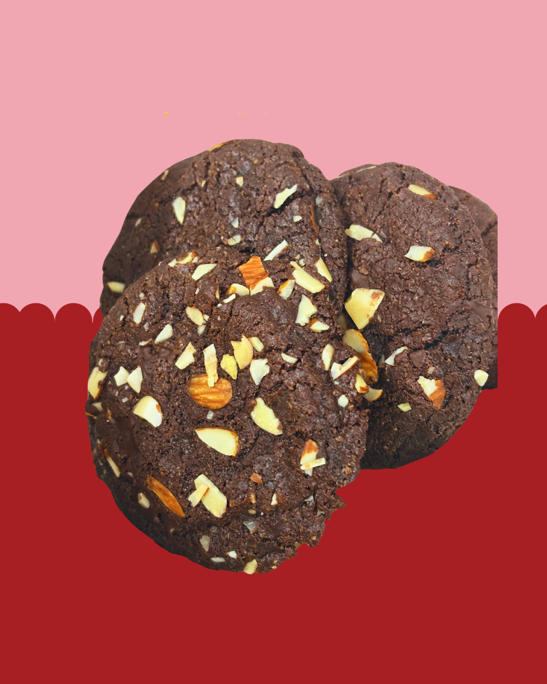 Dark Chocolate Almond Millet Cookie