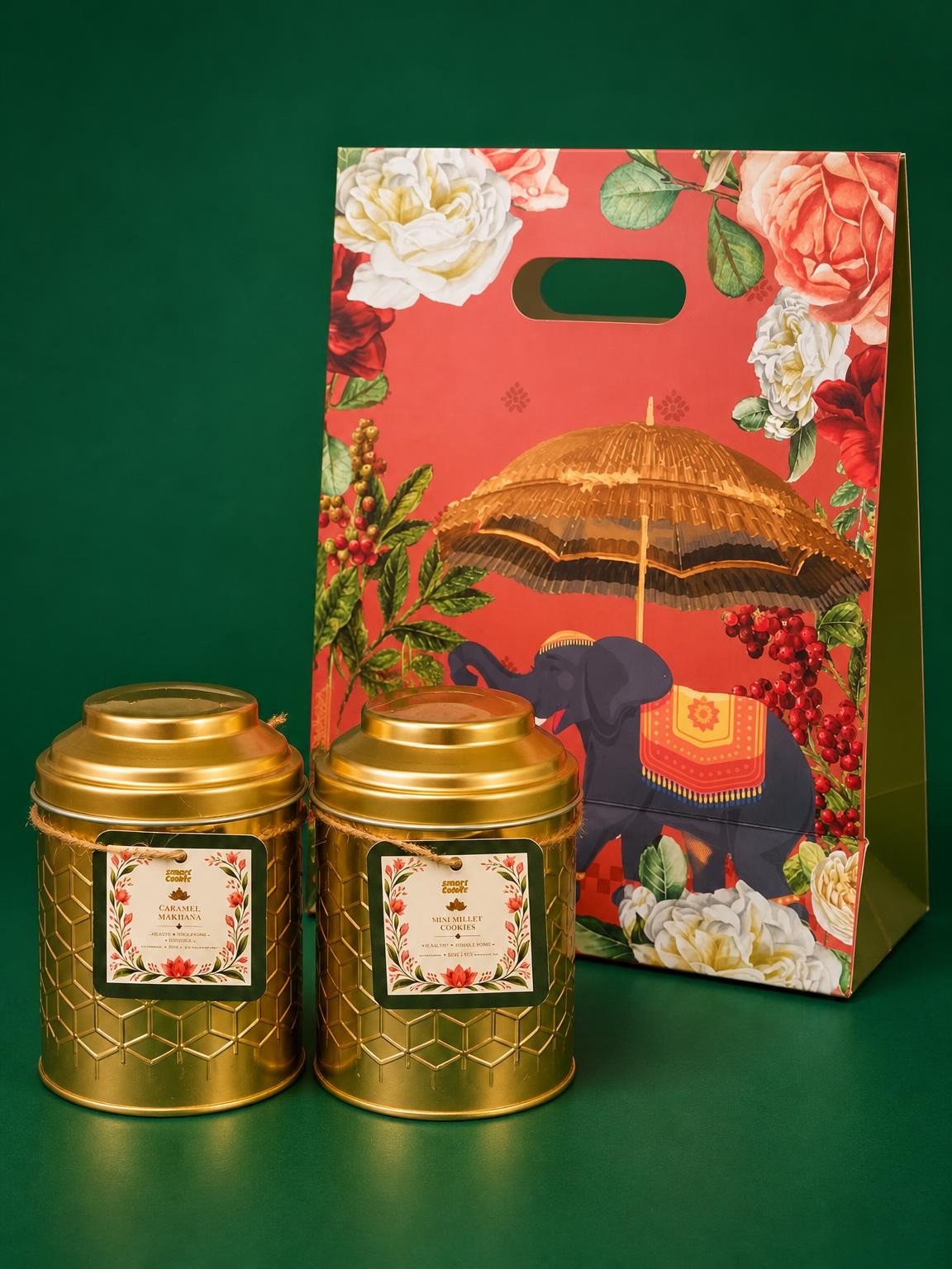 Elephant Gift Bag 1,100 | Diwali Food Gift – Smart Cookie