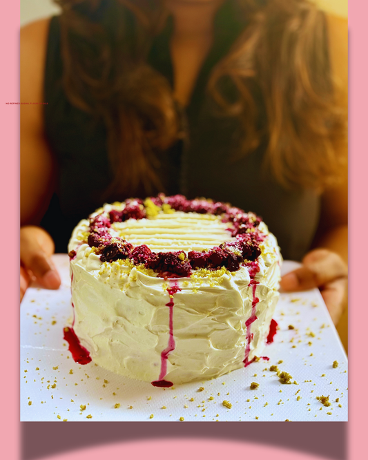 Raspberry Coconut Cake