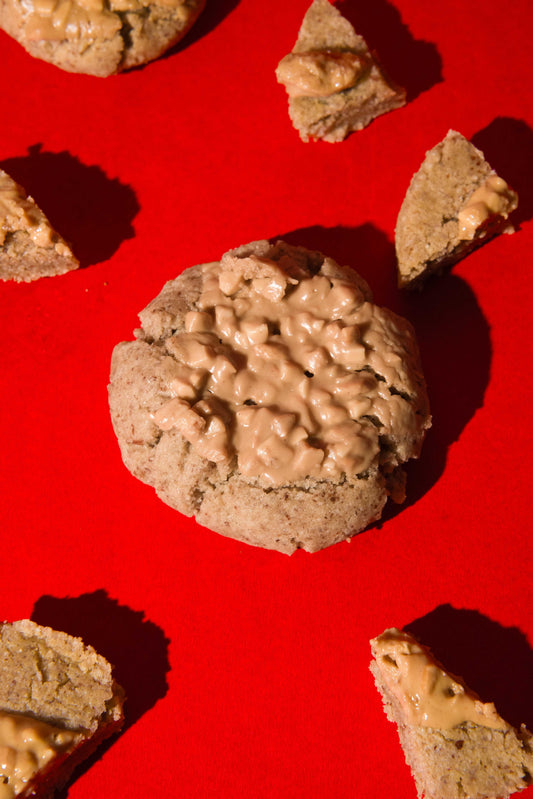 Vanilla Millet Cookie with Peanut Butter