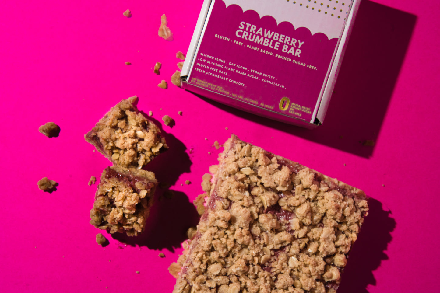 Strawberry Crumble Bars