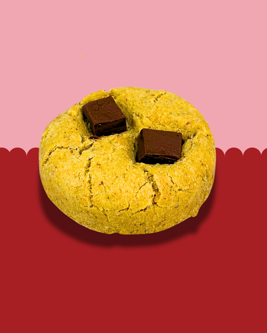 Vanilla Millet Cookie with dark chocolate