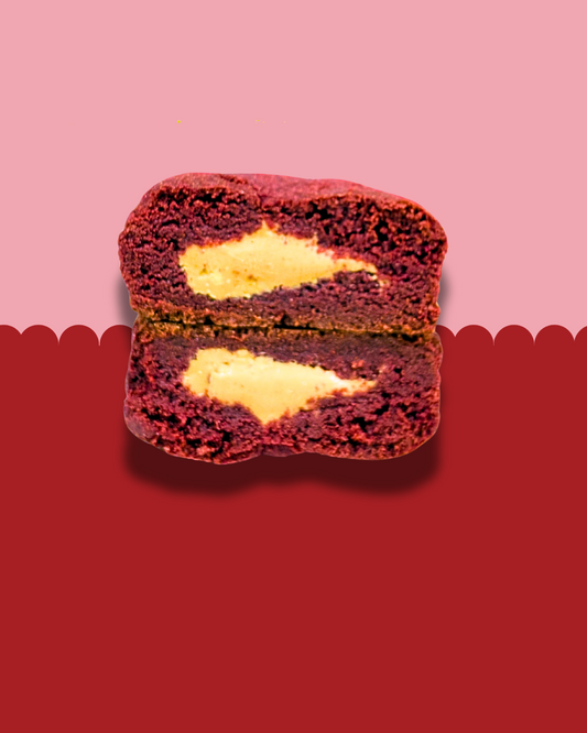 Red Velvet Peanut Butter Cookie