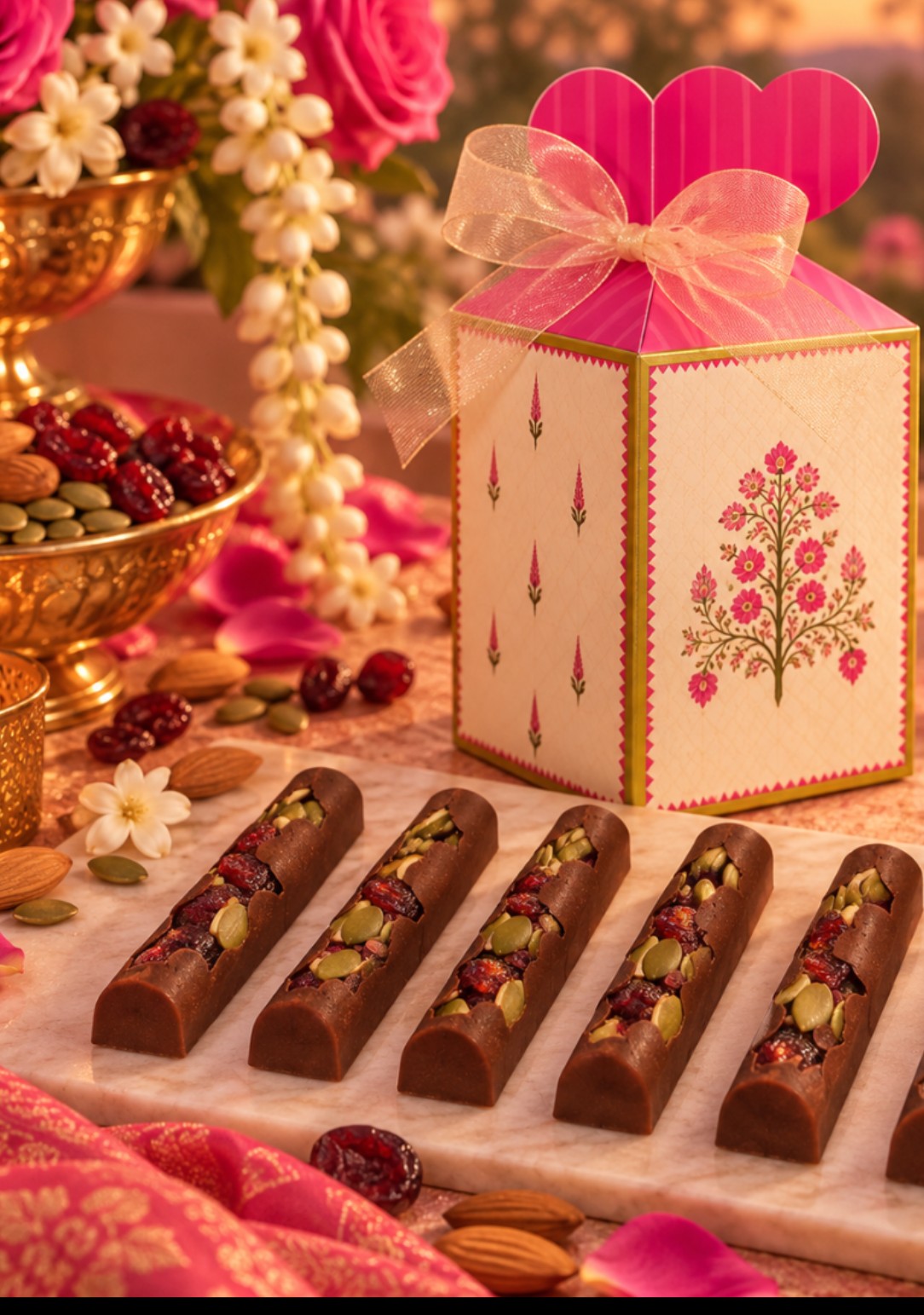 Dark Chocolate Dry Fruit Logs 55% | Smart Cookie